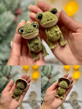 [ad.hand_made] Лягушонок (Galina Knittedtoys)