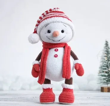 Снеговик Снежа (cute_toys_by_vera)