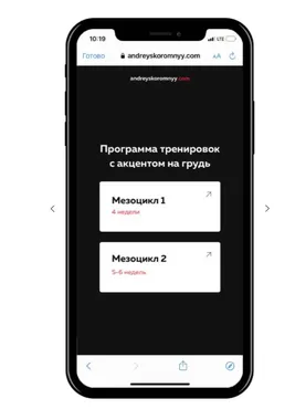 Программа тренировок с акцентом на грудь (Андрей Скоромный)