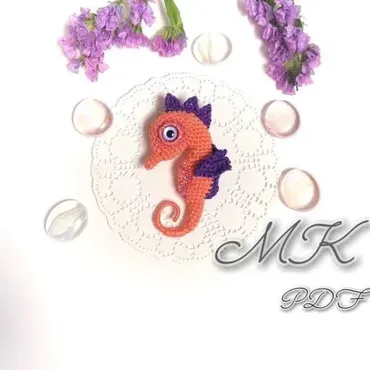 брошь Морской- конек (mavdrik_toys)