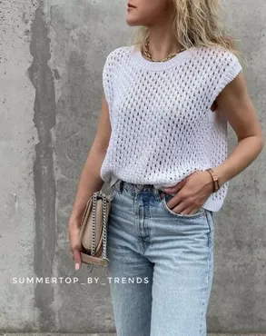 [trends_knitting] Топ Summertop (Наталия Панасюк)