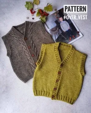 [33helga] Сборник по вязанию жилетов over_vest (Ольга Проноза)