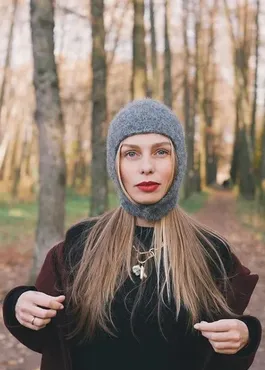 Шапка Ушанка с огоньком (Маргарита Терехова)