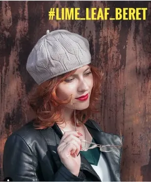 Берет lime leaf (olga_mayskay)