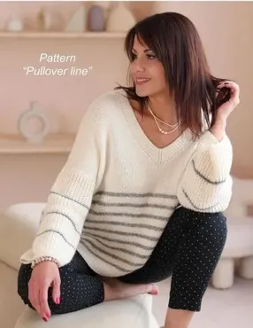 [anastasiya_alekseichik] Пуловер Pullover Line (Анастасия Алексейчик)