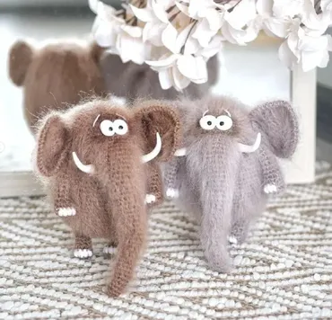 [artziko_toys] Слон & Мамонт (Зинаида Бырина)