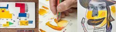 [Domestika] Техники рисования по избавлению страха чистых страниц (Густи Роземффет)