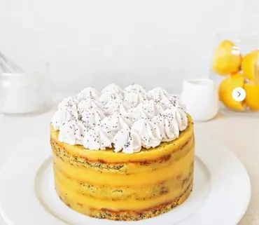 [greenspacefood] Vegan торт Лимон-мак. Веганский лимонный торт  (Юлия Яровая)