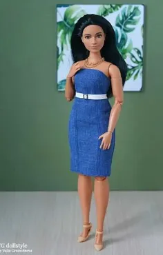 [YG Dollstyle] Платье бюстье для Барби пышки (Юлия Грамотнева)