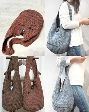 [Crochet-style] Сумка Хобо (Татьяна Шумилина)