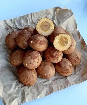 Пирожное «Миндально-ванильная картошка» (berezovskayas_desserts)