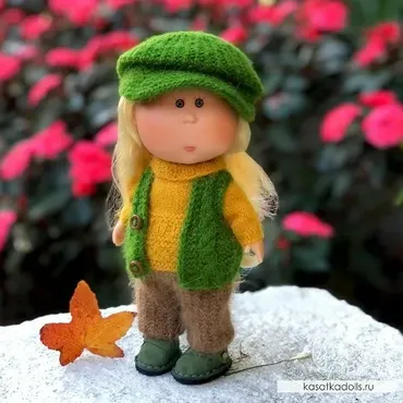 [KasatkaDollsFashions] Осенний наряд для кукол мини Булочка Little Mia 23см. PDF+ВИДЕО (Оксана Лифенко)