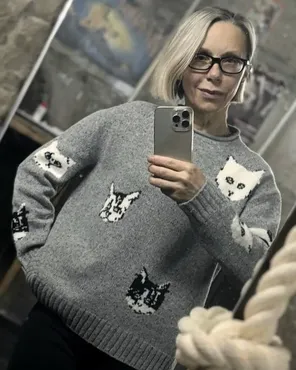 [stepmother.queen] Джемпер Cats (Ольга Грознецкая)