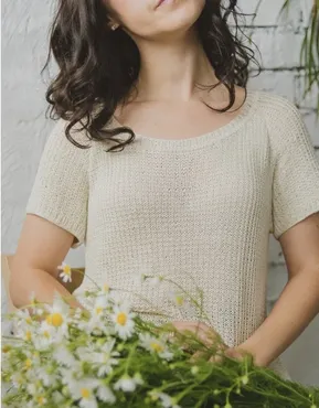 [alenatereshenkova] Футболка Вафельная (Алена Терешенкова)