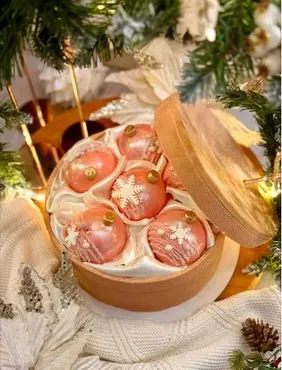[anastasiya_bakery] Видеоурок «Коробка с ёлочными шарами» (Анастасия Политыкина)