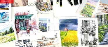 [marker.school] Маркерные пейзажи. Тариф Без проверки (Вера Шерстобитова)