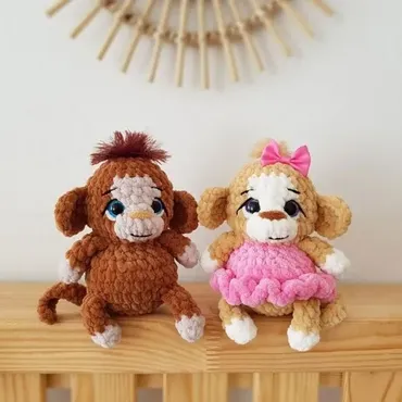 [Chirka_toys] Мини Обезьянки (Екатерина Чиркова)