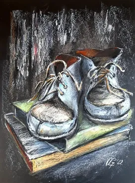 [Живопись Онлайн] Рисуем фактурный сюжет масляной пастелью (Ольга Зубенко)