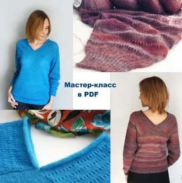 Мастер-класс по вязанию кофточки Caprice (Ирина Чернышева)