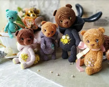 Мастер - класс Мишки в костюмах (Мария Варламова)