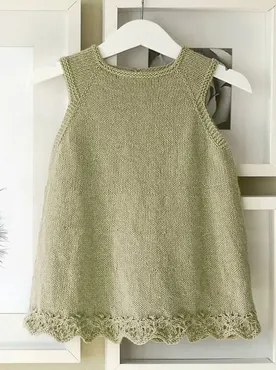 Детское платье спицами Erantis Holiday  (Knitting for Sif)