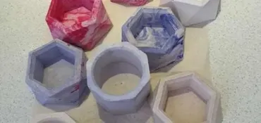 Подсвечники из алебастра (Яна Ножкина)