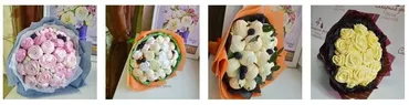 Сборка букета из зефира и сладостей (Ирина Юркова)