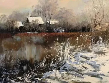 Зимний домик (Анна Маратканова)