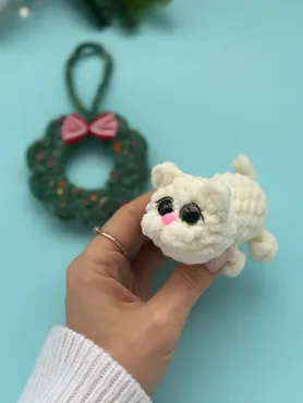 [Махоткины игрушки] Котик в веночке (Екатерина Белоусова)
