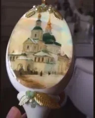 Яйцо со спилом. Перламутр (Татьяна Куксенко)