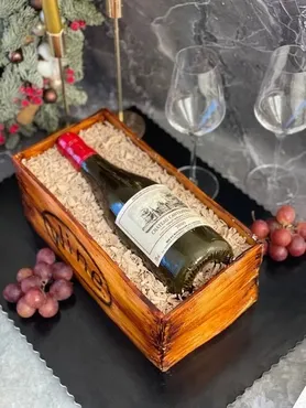 Видеоурок Коробка с бутылкой вина (Анастасия Политыкина)