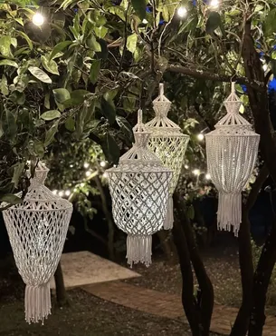 [kaktus_decor] Абажур-фонарик макраме
