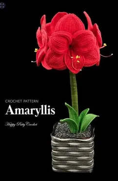 Amaryllis/Амариллис (HappyPattyCrochet)