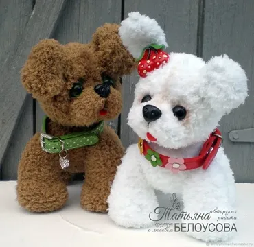 МК. Спицы. «Щенки» (Татьяна Белоусова)