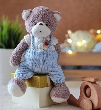 Мишка Тео (koturgina_toys)