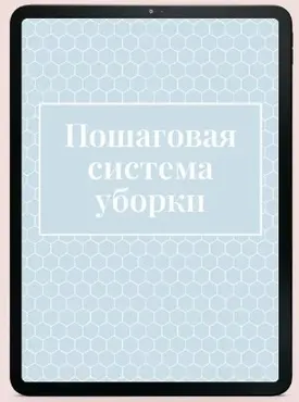 Пошаговая система уборки (Екатерина Гурьянова)