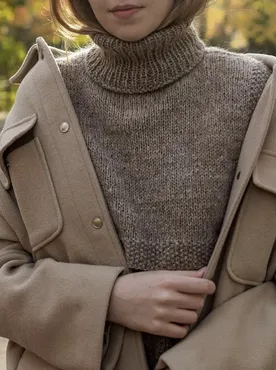 [kuznell.knit] Манишка База (Альбина Кузнецова)