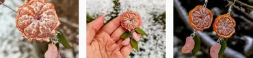 Мандарин из полимерной глины (Laverona_clay)