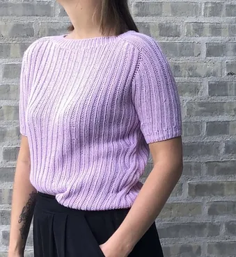 Пуловер Soft summer tee (KNITlig)
