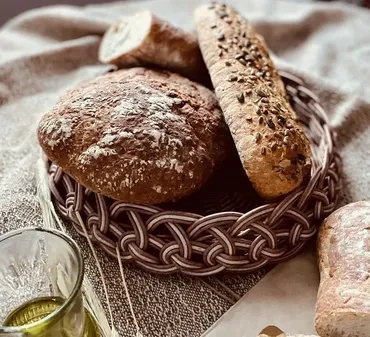 Поднос с загибкой «Крендельки» (Галина Скобелева)