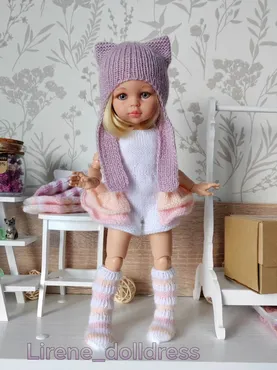 [Lirene's dolls] Котошапка №2 для кукол Паола Рейна 32-34 см (Lirene Dolldress)