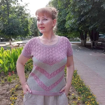 Топ Розовый жемчуг (Юлия Быченко)