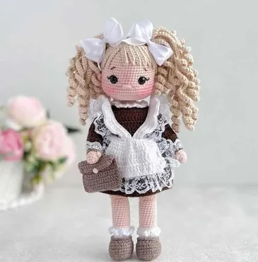 [crochetfriends_toys] Школьница Наташенька (Елена Бондаренко)