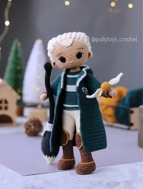 [Pollytoys_crochet] Драко Малфой (Дарья Лобачева)