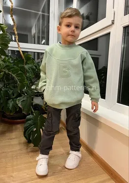 [Ivahm Patterns] Свитшот детский, выкройка IVАhm № 61. Размеры 86-158 (Татьяна Пылёва)