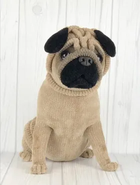 Собачка Мопс (ambercraftstore)