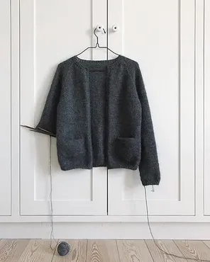 Кардиган из мохера Copenhagen (Peteteknit)