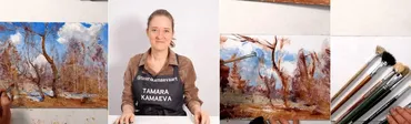 Весенний этюд (Тамара Камаева)