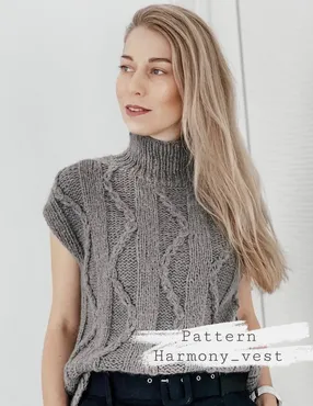 [wool.style] Жилет Harmony (Екатерина Степанова)