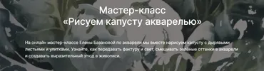 [lectoroom] Рисуем капусту акварелью (Елена Базанова)